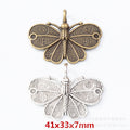 Zinc Alloy Butterfly Charm Pendant No.249825 for DIY Necklace Bracelet Jewelry Making view 1