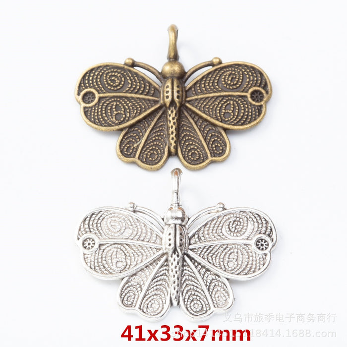 Zinc Alloy Butterfly Charm Pendant No.249825 for DIY Necklace Bracelet Jewelry Making