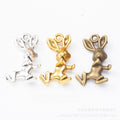 Zinc Alloy Rabbit Charm Pendant No.256005 for DIY Necklace Bracelet Jewelry Making view 1