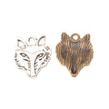 Zinc Alloy Wolf Head Charm Pendant No.444126 for DIY Necklace Bracelet Jewelry Making view 4