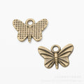 Zinc Alloy Butterfly Charm Pendant No.517845 for DIY Necklace Bracelet Jewelry Making view 2
