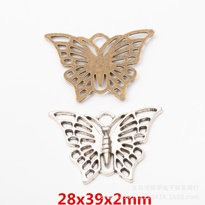 Zinc Alloy Butterfly Charm Pendant No.977735 for DIY Necklace Bracelet Jewelry Making