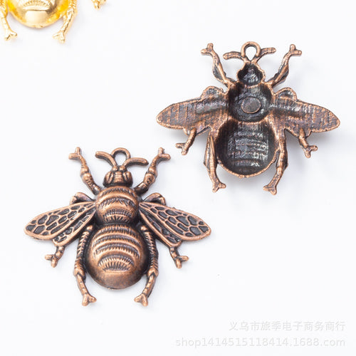 Zinc Alloy Bee Charm Pendant No.977915 for DIY Necklace Bracelet Jewelry Making