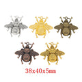 Zinc Alloy Bee Charm Pendant No.977915 for DIY Necklace Bracelet Jewelry Making view 1