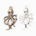 Zinc Alloy Octopus Charm Pendant No.733609 for DIY Necklace Bracelet Jewelry Making view 4