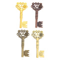 Zinc Alloy Gear Key Charm Pendant for DIY Necklace Bracelet Jewelry Making view 5