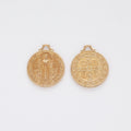 Zinc Alloy Jesus Medal Charm Pendant for DIY Necklace Bracelet Jewelry Making view 5