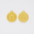 Zinc Alloy Jesus Medal Charm Pendant for DIY Necklace Bracelet Jewelry Making view 4