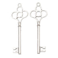 Zinc Alloy Key Charm Pendant No.951057 for DIY Necklace Bracelet Jewelry Making view 3