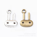 Zinc Alloy Rabbit Charm Pendant No.868279 for DIY Necklace Bracelet Jewelry Making view 1