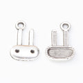 Zinc Alloy Rabbit Charm Pendant No.868279 for DIY Necklace Bracelet Jewelry Making view 3