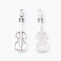 Zinc Alloy Guitar Charm Pendant No.426128 for DIY Necklace Bracelet Jewelry Making view 3