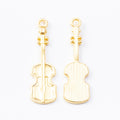 Zinc Alloy Guitar Charm Pendant No.426128 for DIY Necklace Bracelet Jewelry Making view 4
