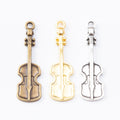 Zinc Alloy Guitar Charm Pendant No.426128 for DIY Necklace Bracelet Jewelry Making view 5