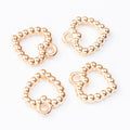 Zinc Alloy Heart Charm Pendant No.655819 for DIY Necklace Bracelet Jewelry Making view 4