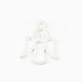 Zinc Alloy Angel Charm Pendant No.674423 for DIY Necklace Bracelet Jewelry Making view 3