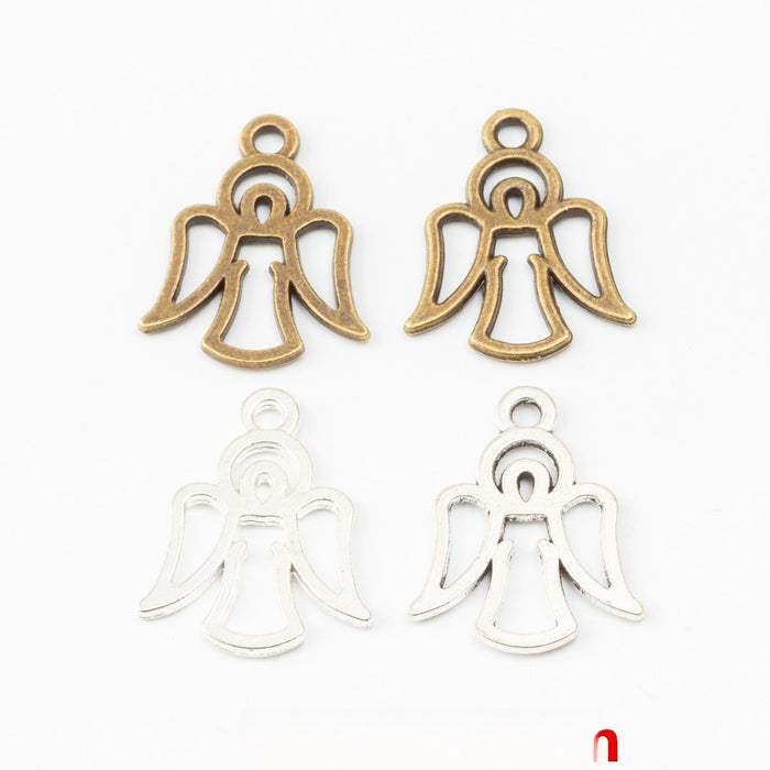 Zinc Alloy Angel Charm Pendant No.674423 for DIY Necklace Bracelet Jewelry Making