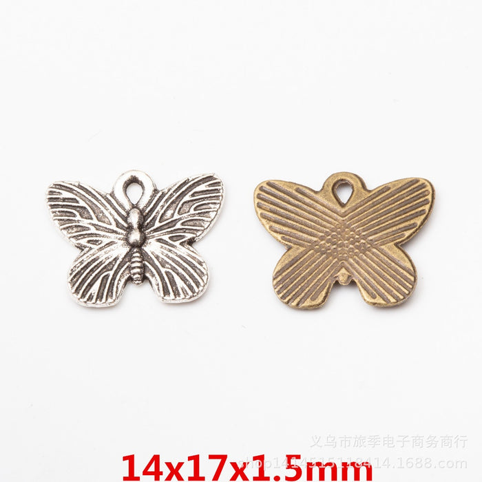 Zinc Alloy Butterfly Charm Pendant No.535236 for DIY Necklace Bracelet Jewelry Making