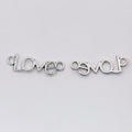 Zinc Alloy LOVE Jewelry Findings Accessories for DIY Jewelry Making view 3