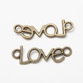 Zinc Alloy LOVE Jewelry Findings Accessories for DIY Jewelry Making view 2