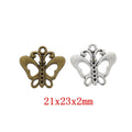 Zinc Alloy Butterfly Charm Pendant No.128847 for DIY Necklace Bracelet Jewelry Making view 1