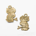 Zinc Alloy Owl Charm Pendant No.132111 for DIY Necklace Bracelet Jewelry Making view 3
