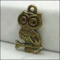 Zinc Alloy Owl Charm Pendant No.132111 for DIY Necklace Bracelet Jewelry Making view 5