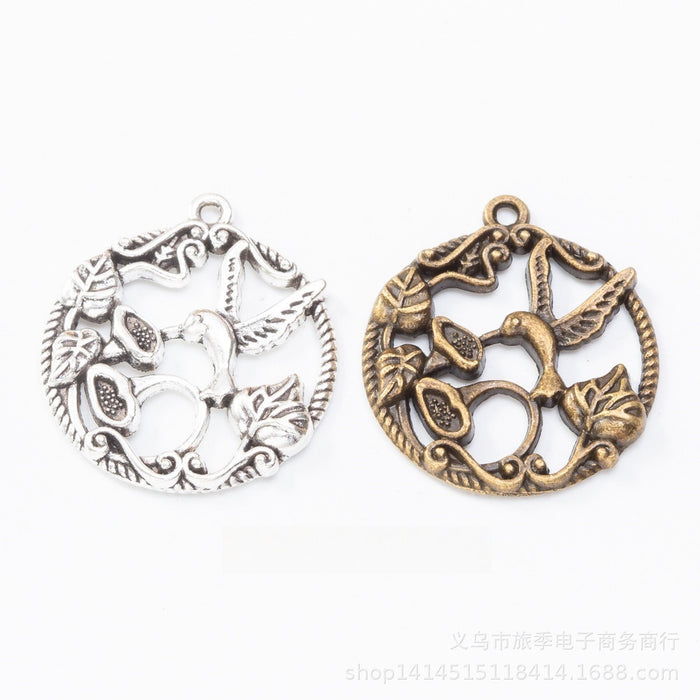 Zinc Alloy Birdcage Charm Pendant No.184575 for DIY Necklace Bracelet Jewelry Making