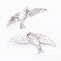 Zinc Alloy Two Birds Charm Pendant for DIY Necklace Bracelet Jewelry Making view 2