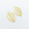 Zinc Alloy Leaf Charm Pendant No.657871 for DIY Necklace Bracelet Jewelry Making view 2