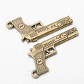 Zinc Alloy Pistol Charm Pendant No.781944 for DIY Necklace Bracelet Jewelry Making view 2