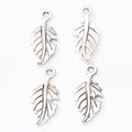 Zinc Alloy Leaf Charm Pendant No.061160 for DIY Necklace Bracelet Jewelry Making view 3