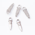 Zinc Alloy Bullet Charm Pendant No.385017 for DIY Necklace Bracelet Jewelry Making view 2