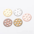 Zinc Alloy Gear Charm Pendant No.018915 for DIY Necklace Bracelet Jewelry Making view 5
