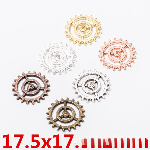Zinc Alloy Gear Jewelry Findings Accessories for DIY Jewelry Making