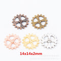 Zinc Alloy Gear Charm Pendant No.674386 for DIY Necklace Bracelet Jewelry Making view 1