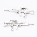 Zinc Alloy Gun Charm Pendant No.331897 for DIY Necklace Bracelet Jewelry Making view 3