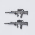 Zinc Alloy Gun Charm Pendant No.331897 for DIY Necklace Bracelet Jewelry Making view 4