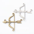Zinc Alloy Bow And Arrow Charm Pendant No.767350 for DIY Necklace Bracelet Jewelry Making view 1