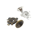 Zinc Alloy Trumpet Charm Pendant No.859528 for DIY Necklace Bracelet Jewelry Making view 2