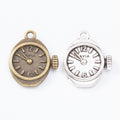 Zinc Alloy Clock Charm Pendant No.022019 for DIY Necklace Bracelet Jewelry Making view 4