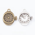 Zinc Alloy Clock Charm Pendant No.022019 for DIY Necklace Bracelet Jewelry Making view 1