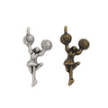 Zinc Alloy Dancing Girl Charm Pendant No.655019 for DIY Necklace Bracelet Jewelry Making view 4