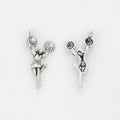 Zinc Alloy Dancing Girl Charm Pendant No.655019 for DIY Necklace Bracelet Jewelry Making view 2