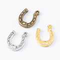 Zinc Alloy Horseshoe Charm Pendant for DIY Necklace Bracelet Jewelry Making view 5
