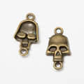 Zinc Alloy Skull Charm Pendant No.811947 for DIY Necklace Bracelet Jewelry Making view 2