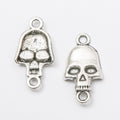 Zinc Alloy Skull Charm Pendant No.811947 for DIY Necklace Bracelet Jewelry Making view 3