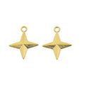 Zinc Alloy Four Point Star Charm Pendant No.011066 for DIY Necklace Bracelet Jewelry Making view 4