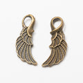 Zinc Alloy Wing Charm Pendant No.011665 for DIY Necklace Bracelet Jewelry Making view 3