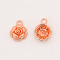 Zinc Alloy Rose Charm Pendant No.959142 for DIY Necklace Bracelet Jewelry Making view 4